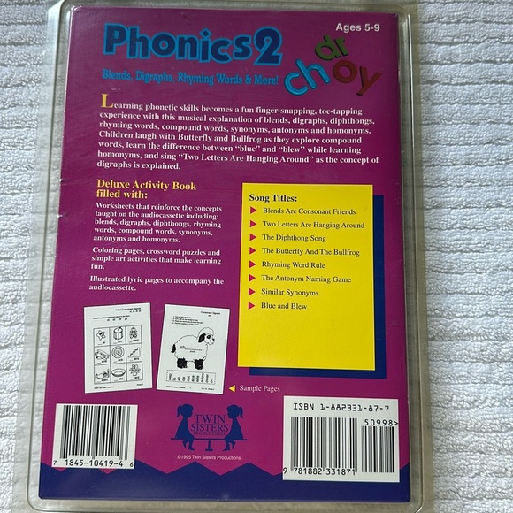 Phonics 2 cassette tape and booklet brand new - Picture 2 of 3